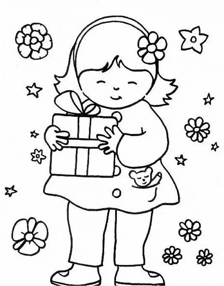Kid Coloring Pages 8